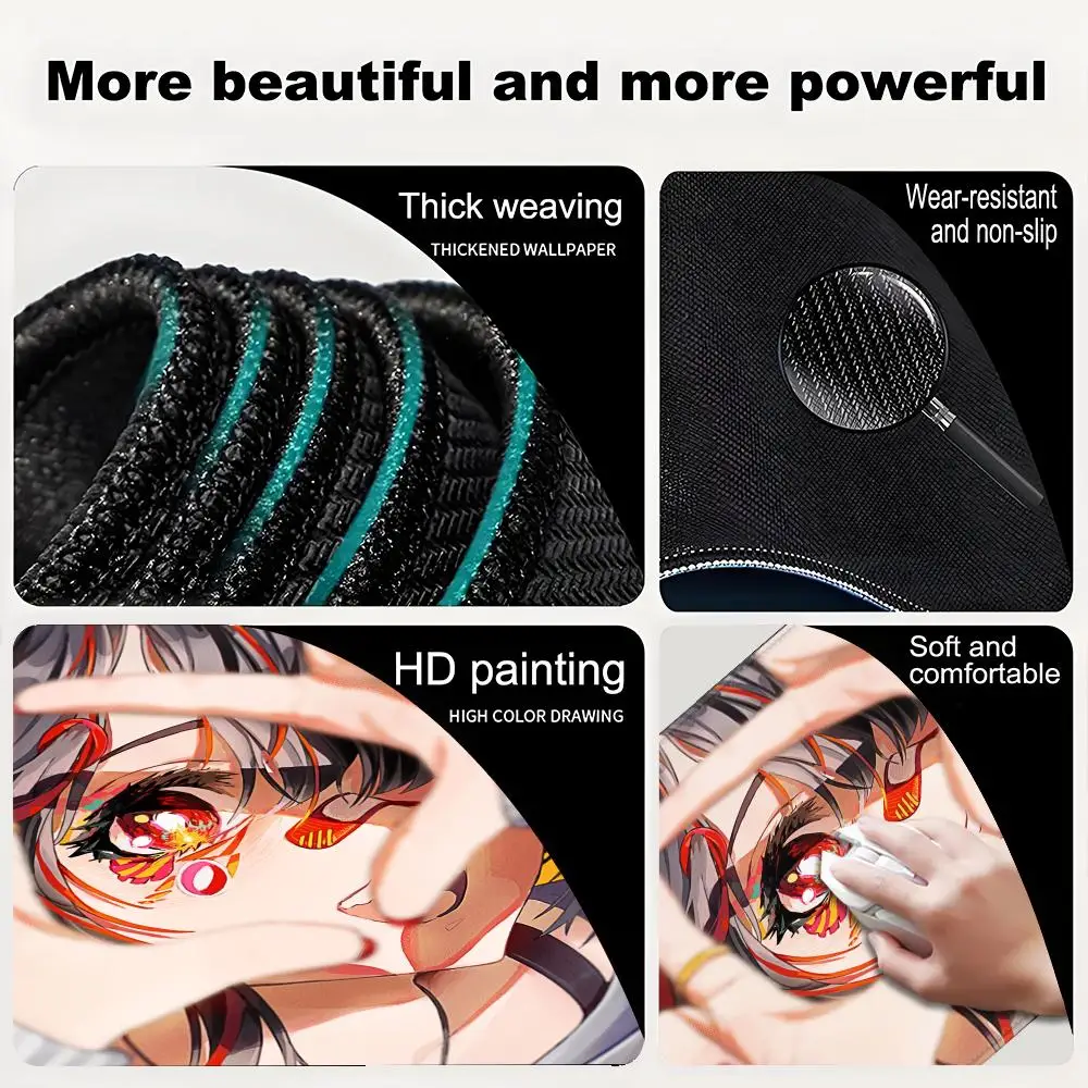 لعبة المهنية الألعاب Raze ماوس الوسادة قسط ماوس سرعة وسادة مكتب 40x45 سنتيمتر ماوس حصيرة عالية المرونة عدم الانزلاق أسفل حصيرة مكتبية #6