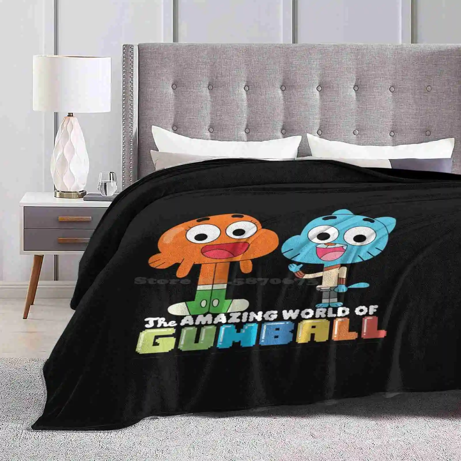 Gumball And Darwin Greet The Fans Fashion Soft Warm Flannel Blanket The Cartoon Network Fan Art Karamram Gumball And Darwin