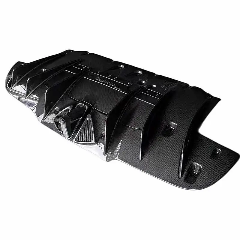 

For Ferrari 488 GTB Modification and Upgrading of Rear Diffuser Rear Lip of Capristo Dry Carbon Fiber Automobile