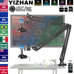4K Electronic Microscope For Soldering, 60MP HDMI USB Digital Camera With 1/2.7