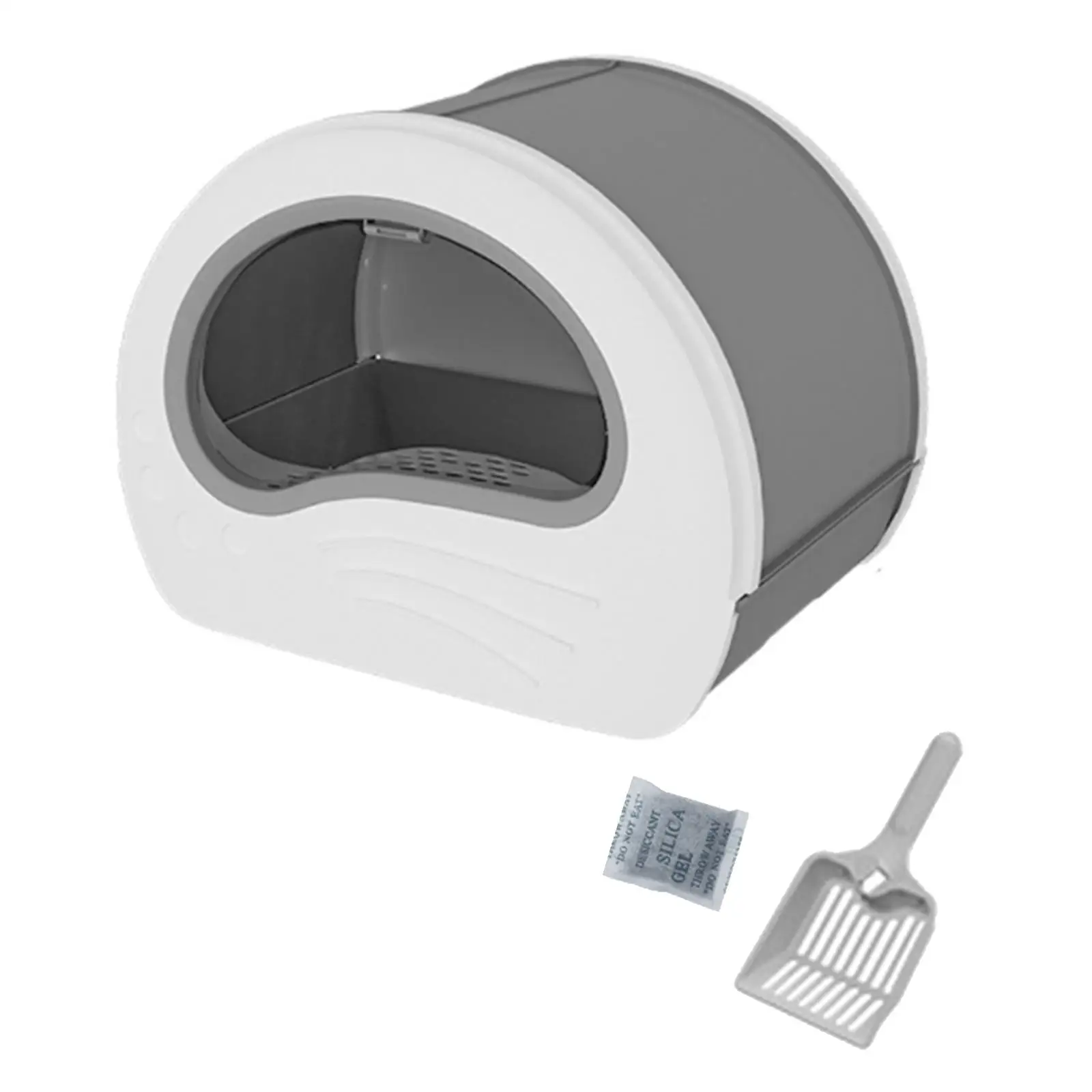Fully Enclosed Cat Litter Box for All Kinds of Cat Litter Kitty Litter Tray