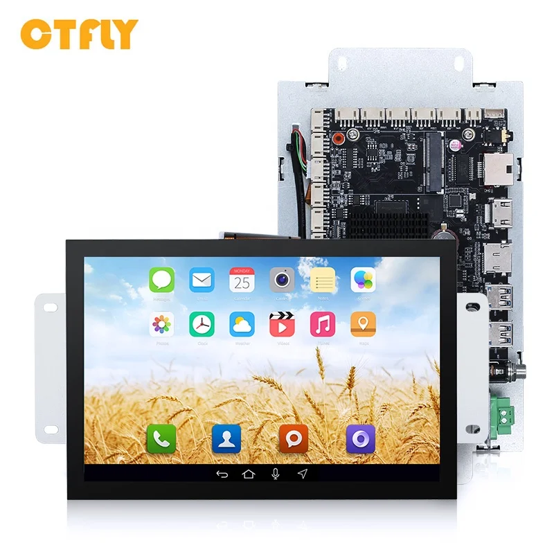 

7 8 10.1 11.6 Inch Open Frame Capacitive Touch LCD Monitor Industrial Panel PC with RK3568 2G+ 32G Android12 for Kiosk/ATM/HMI