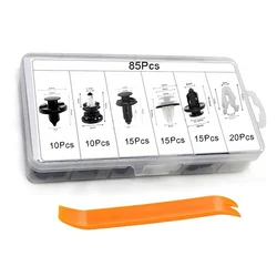 For Tesla Model 3 Y S X 85PCS Clips Retainers Fasteners Door Panel Bumper Fender Engine Hood Support Rod For Tesla Accessories