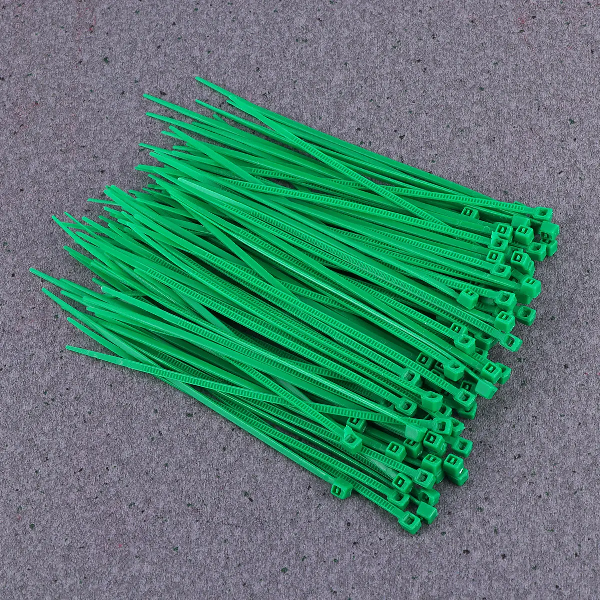 1000Pcs Cable Ties Cable Ties Heavy Duty For Garage Organ Nylon Green Self-locking Multi-purpose 3x100mm