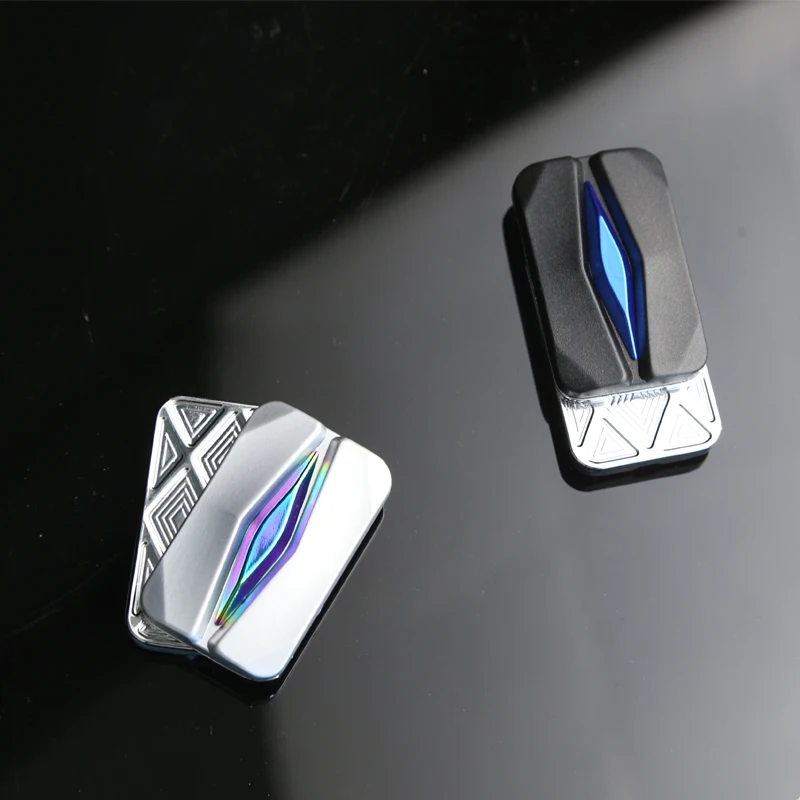Future Punk Style EDC Fidget Slider Push Fidget Toy Modisches Metall-Stressabbau-Spielzeug Spaßiges Büro-Entspannungs-Gadget ADHS-Hilfsmittel