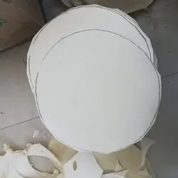 Beige Head Drum Round Shape Drum head for Bongo Replacement Instrument Accessories