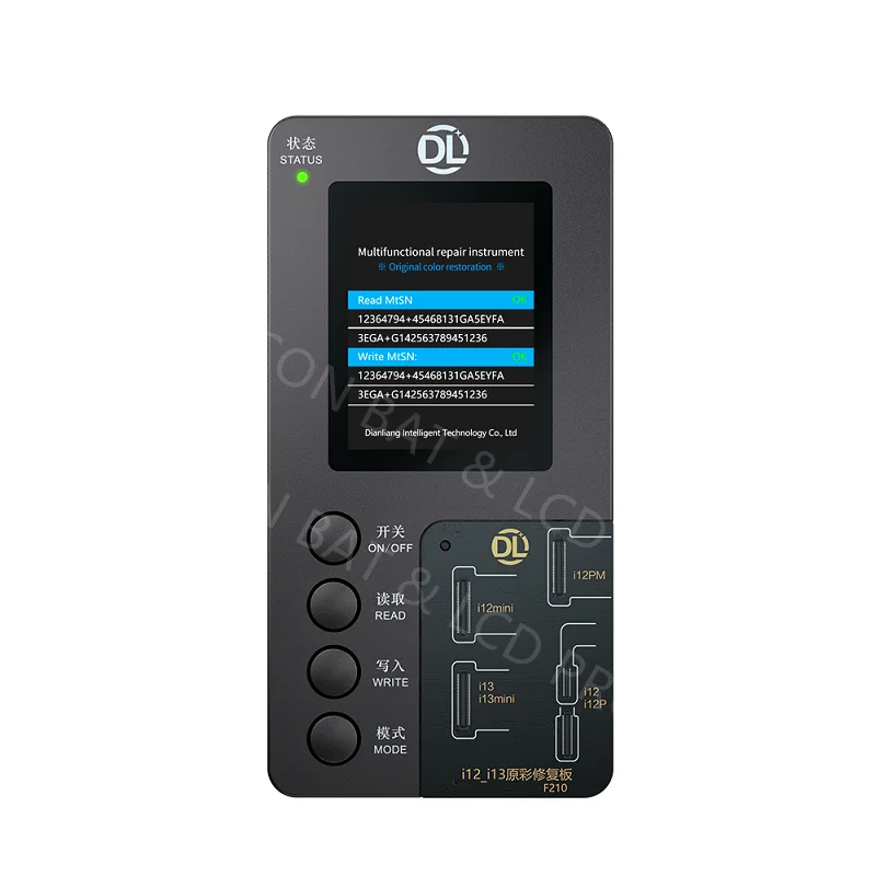 DL F210 Programmer For iPhone 7-12/13/13mini True Tone Recovery Box Display Screen LCD Touch Original OEM Copy Color Repair Tool