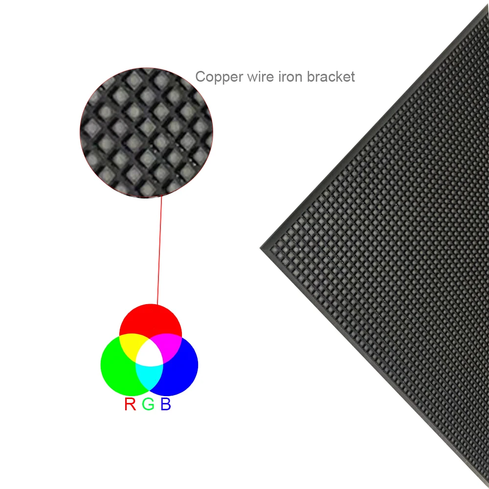 2pcs/Lot P3 LED Full Color Indoor Matrix Panel 192x192mm 64x64 Pixels HUB75 Full Color Module SMD2121 Lamp 1920 Refresh Display