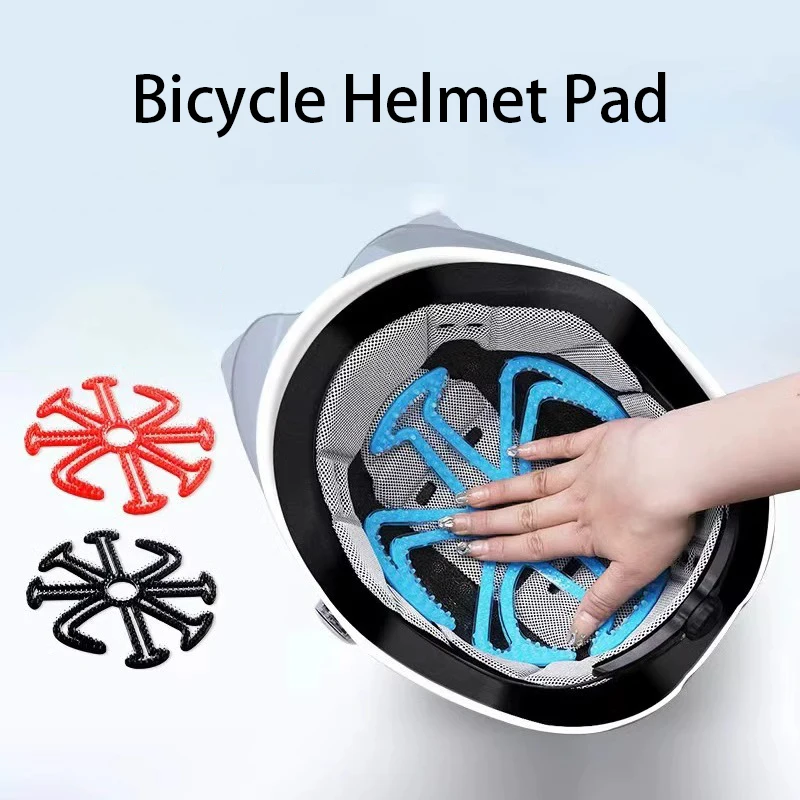 

Flexible Silicone Helmet Pad Inner Silicone Pad Soft Breathable Helmet Liner Pad Safety Helmet Padding MTB Road Bike Accessories
