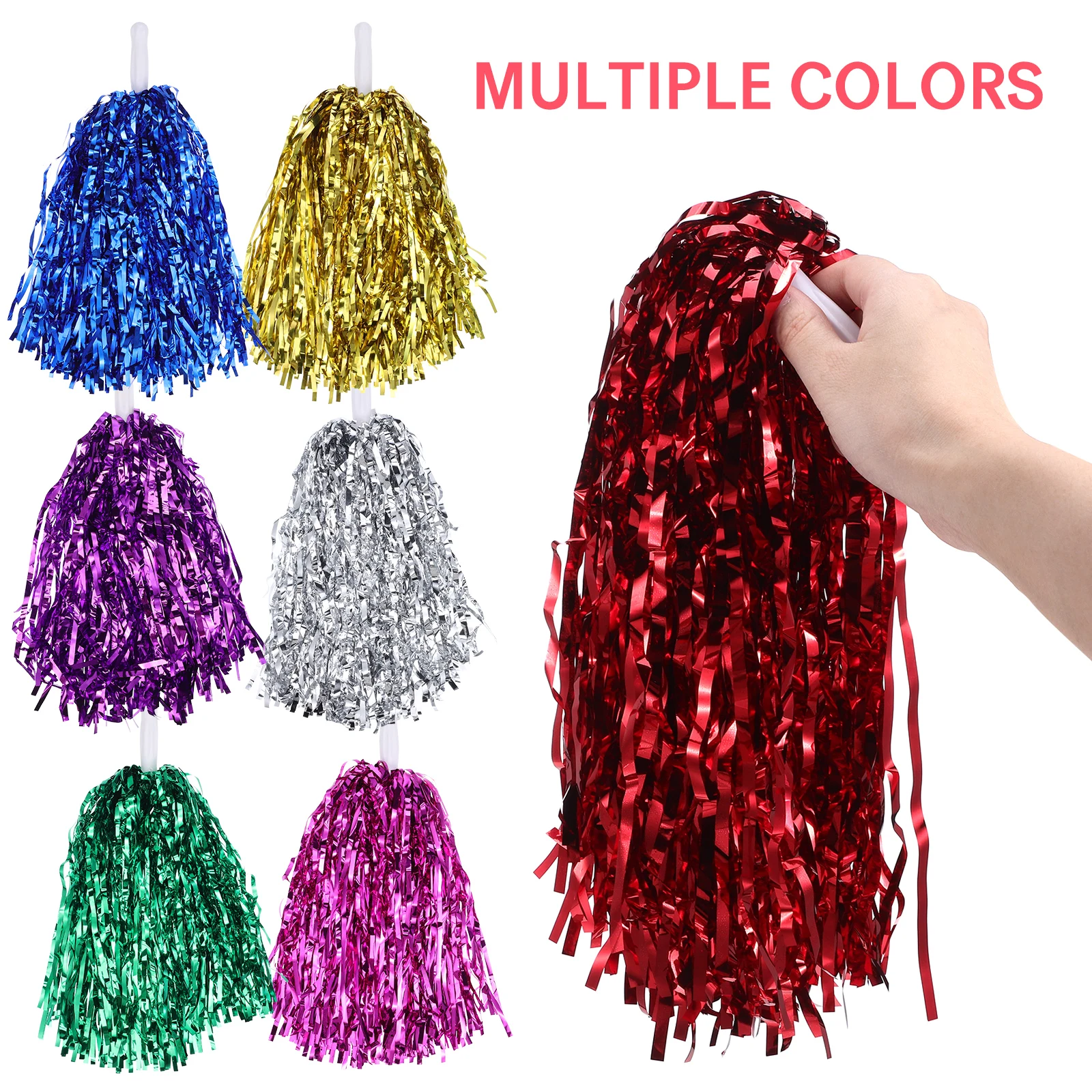 7 أزواج من مستلزمات التشجيع بألوان نابضة بالحياة للمهرجانات وحفلات أعياد الميلاد وديكورات الحدث