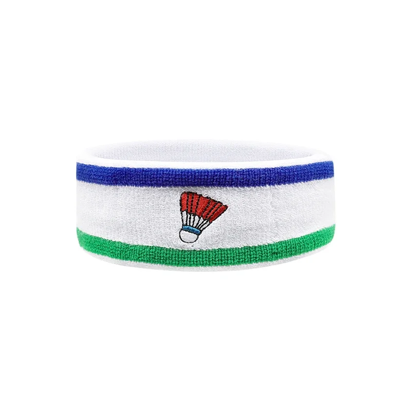 Sweatband antitranspirante para proteção esportiva, faixa de algodão, basquete, tênis, badminton, adultos, crianças, fitness, faixa do cabelo do suor, 1pc