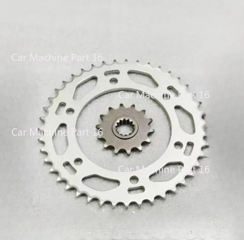 For Qjmotor SRT600SX QJ600-7F Motorcycle Big Small Sprocket Chain Disc Chain Gear