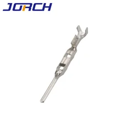 50pcs 1.5mm automotive crimping wire terminal brass tinned male pins of fci 211cc2s1120/211cc2s1160p