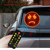 Creative Fun Three Models Gesture Lamp Car Interior Rear Windshield LED Hand Gesture Sign Middle Finger Sign Warning Brake Light