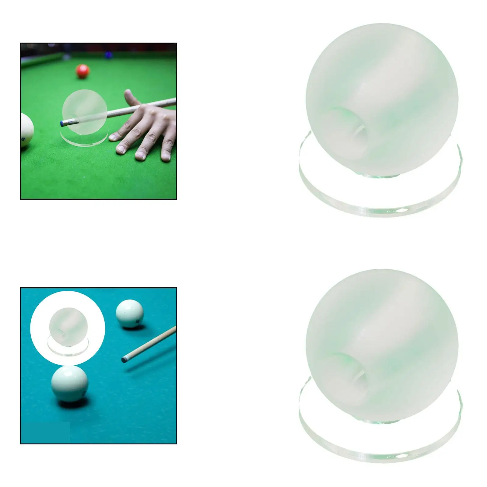 

Billiard Stroke Trainer Clear Portable Lightweight Cue Ball Stroke Trainer