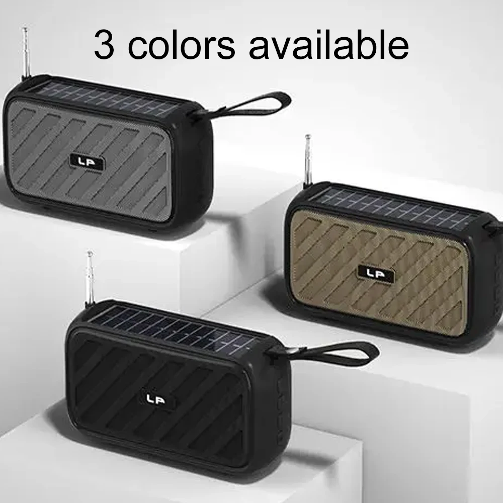 V55 indoor and outdoor portable desktop solar powered charging Bluetooth speaker