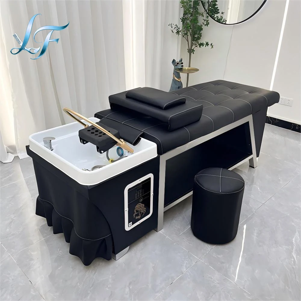 

Hydrotherapy Shampoo Bed Massage Washing Hair Spa Head Water Therapy Circulation Salon Shampoo Beds Comfortable Ergonomic
