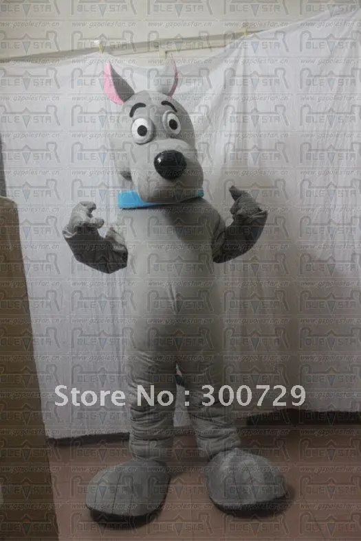 New Adult Grey Dog Mascot Costume Halloween Christmas Dress Full Body Props Outfit Mascot Costume