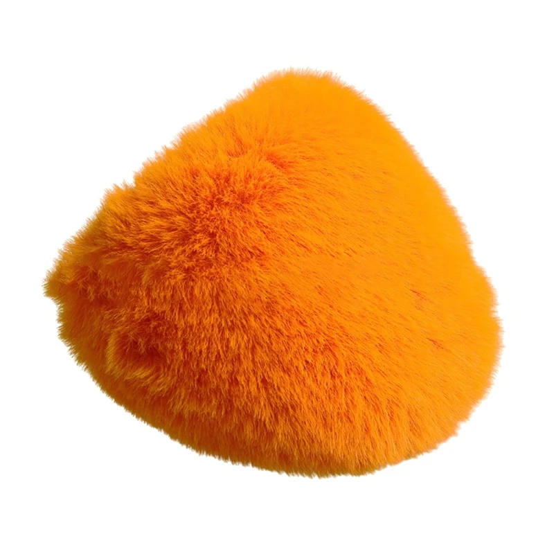 

Orange Furry Windscrren Artificial Windshield for Blue USB Mic Podcasting Tool