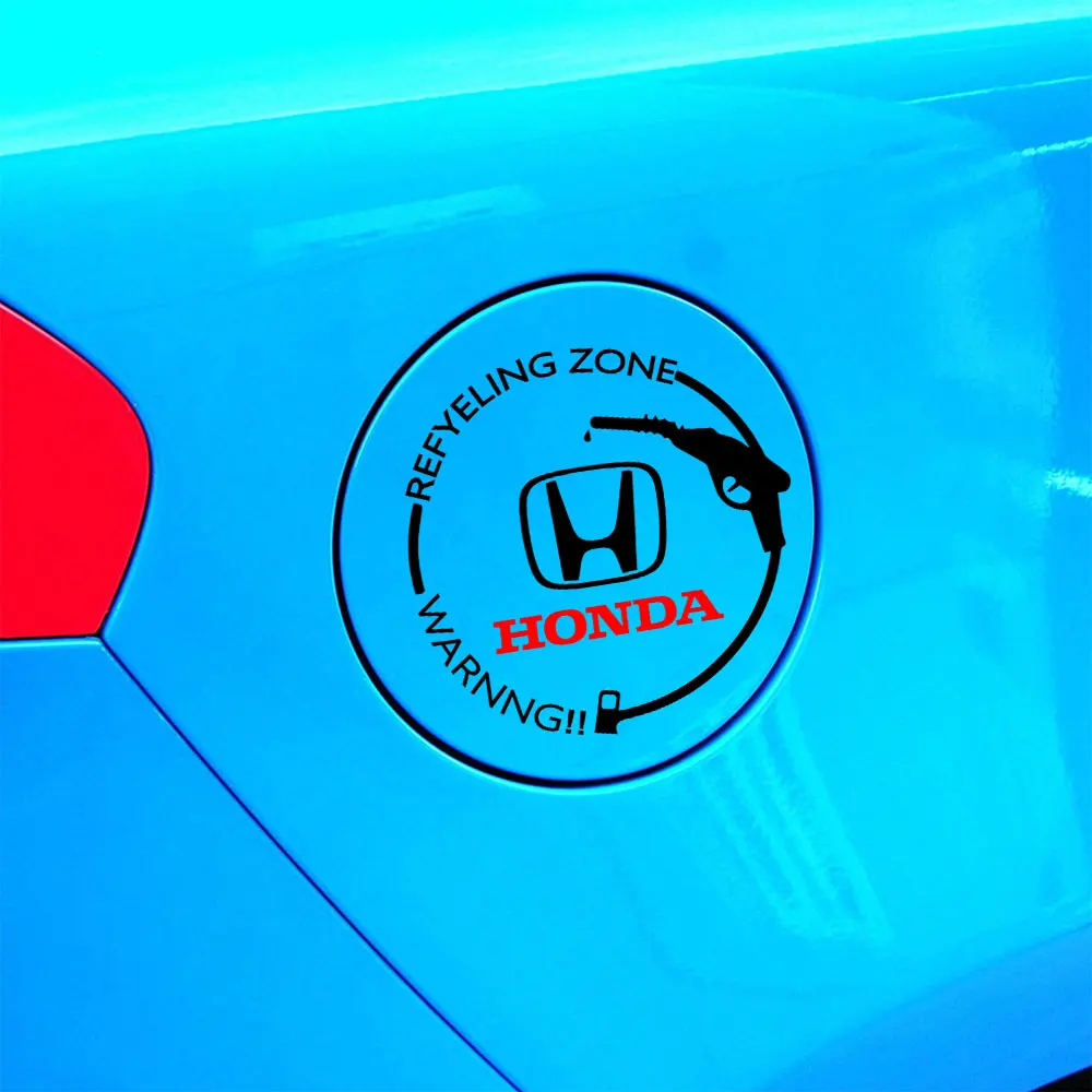 1 قطعة الفينيل غطاء خزان الوقود للسيارة أعواد تزيين اكسسوارات لهوندا موجين إلهام XR-V CR-V UR-V CR-Z صالح نوع R نوع S VTEC #3