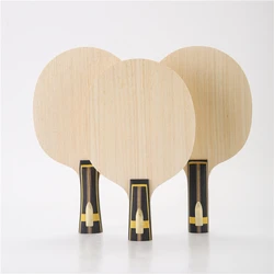 Stuor ZHANG PROFESSIONAL Table Tennis Racket BLACK GREY Carbon Ping Pong Pats Fast Attacking Carbon Fiber Table Tennis Blades