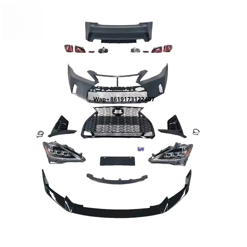 

Hot Sale Front Bumper Headlamp Light Lights Body Kit for IS 2006 2007 2008 2009 2010 2011 2012 Upgrade to IS500