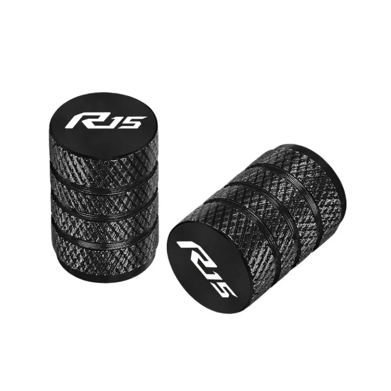 R15 Motorcycle Tyre Valve Caps Air Port Stem Cover CNC Aluminum Accessories for Yamaha YZF R15 V2 V3 ABS 2009-2020