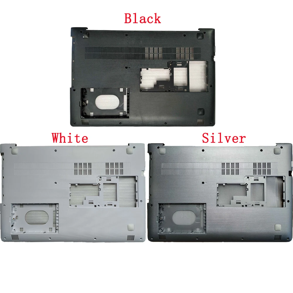 Funda inferior para Lenovo ideapad 510-15 510-15ISK 510-15IKB 310-15 310-15ISK 310-15ABR, carcasa Base negra/blanca/plateada, nueva