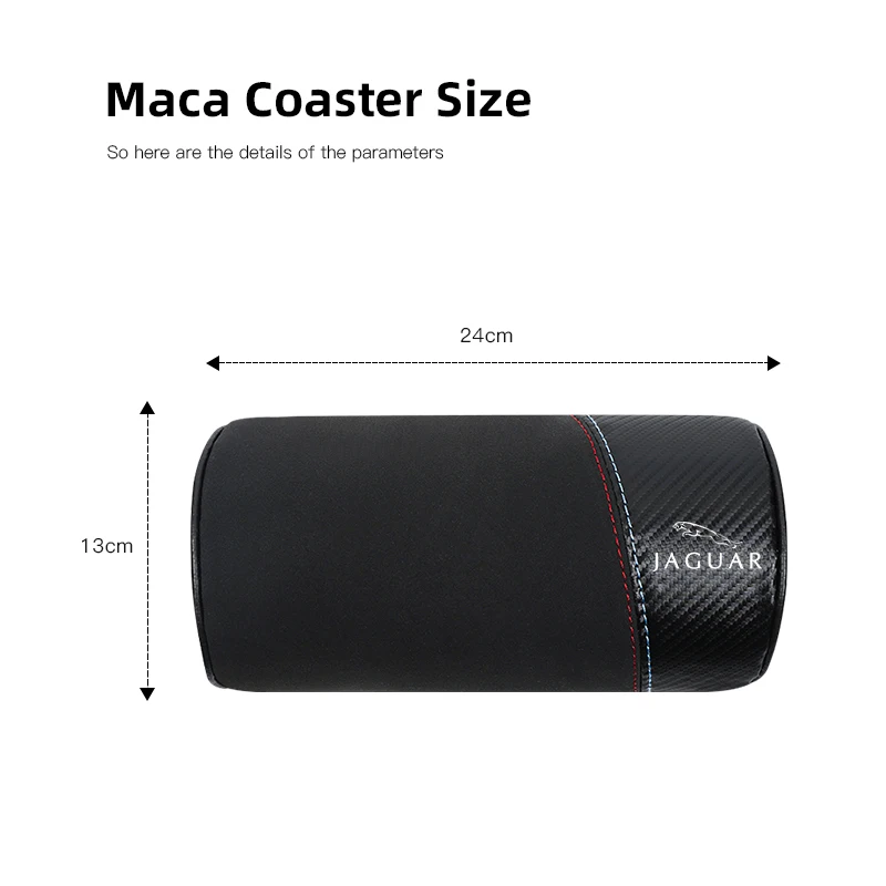 سيارة مسند الرأس الجلد المدبوغ السيارات العظام حماية الرقبة اكسسوارات ل جاكوار X S F XF XE XJ XK XEL XFL XJL XJ6 XJS XKR XFR F-نوع F-Pace