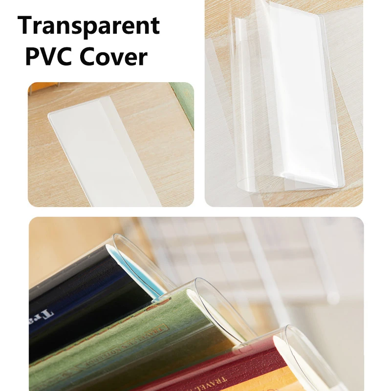 Picture 5: Fromthenon Travel Journal Planner Transparent PVC Cover A6 B7 Notebook Dustproof Durable Protector Shell Stationery Supplies