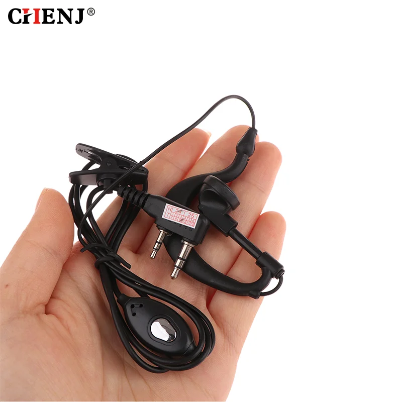 For Baofeng BF-888S UV5R Walkie-Talkie 992 Earwear 2 Pin K Type Walkie Talkie Headset Earphone Wired Two Way Ham Radio Earpiece