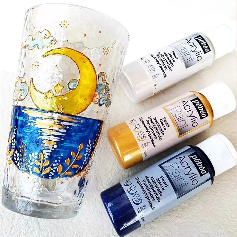 PEBEO DECO Acrylic Paint 59ml/Bottle Matt Color for Ceramics, Wall Painting, Plastic, Wood, Metal, Textiles
