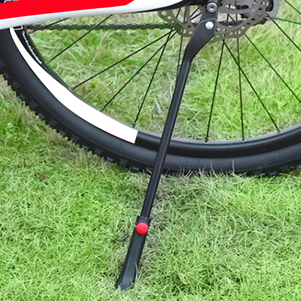 

Bike Kickstand Adjustable Aluminum Alloy Telescopic Side Stand for Mountain Road Bike Durable Non Slip Feet