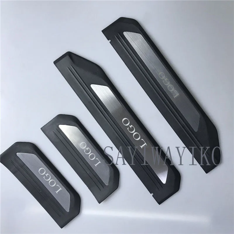 Auto Part Fit For Honda HRV HR-V Vezel 2014 2015 2016 Stainless Steel Scuff Plate Door Sill Guards Thresholds Cover Trims 4Pcs