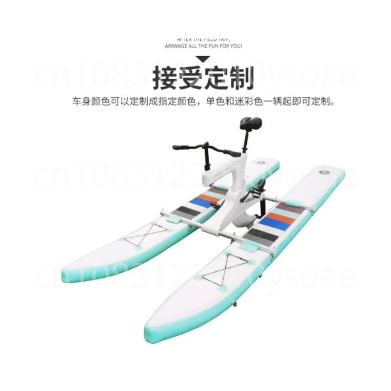 

Встроенный водяной велосипед Adventurer, живописное место на электрическом велосипеде