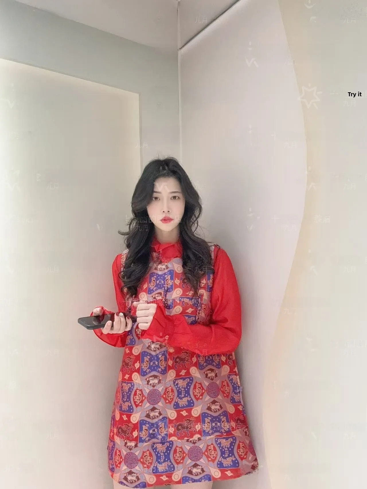 

Новинка сентября: Модный женский топ Ханьфу с высококачественной вышивкой в китайском стиле, средней длины, для весны 2026 года