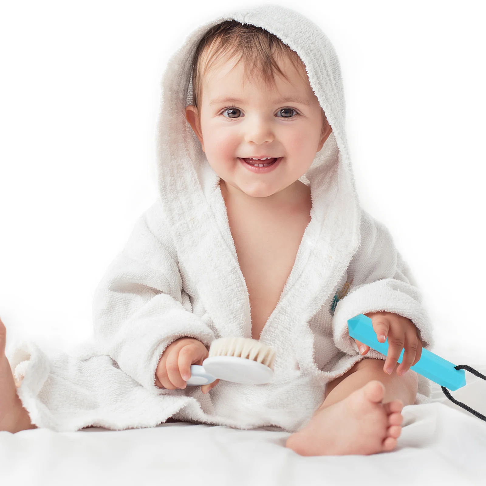 

2 шт. силиконовые детские молярные стержни, прочные устойчивые к укусам детские зубы, жевательные подвески, детские прорезыватели, жевательные игрушки, силиконовые игрушки-прорезыватели