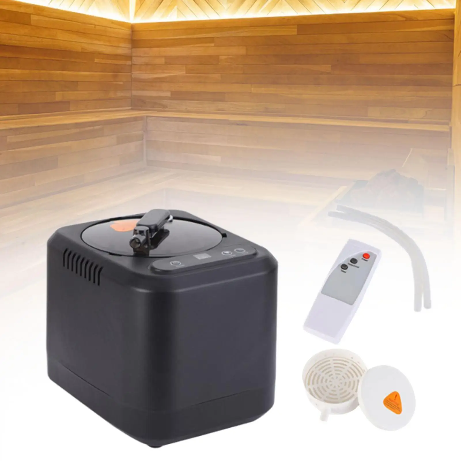 Sauna Steamer Pot 4L Sturdy Lightweight Timing Function 110V Steam Generator