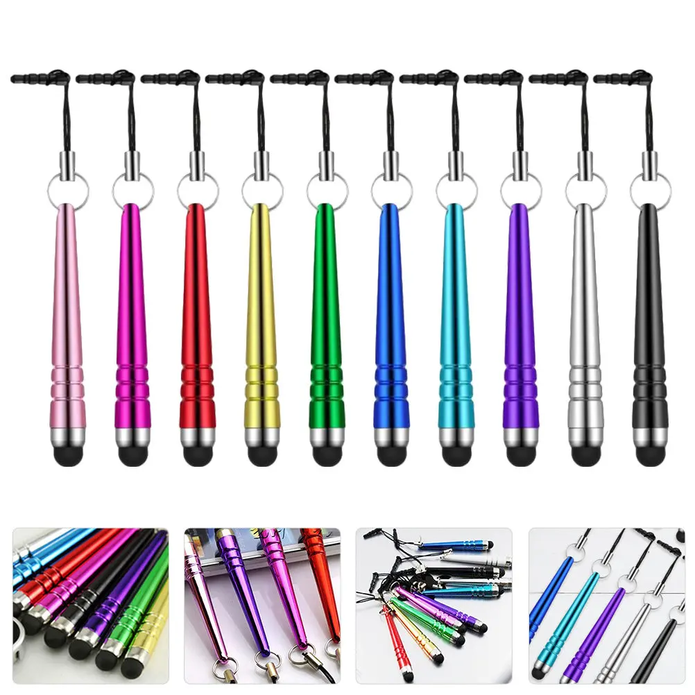40Pcs Phone Stylus Pens Tablet Pens Multipurpose Capacitive Baseball Bat Shape Universal Mobile Phones