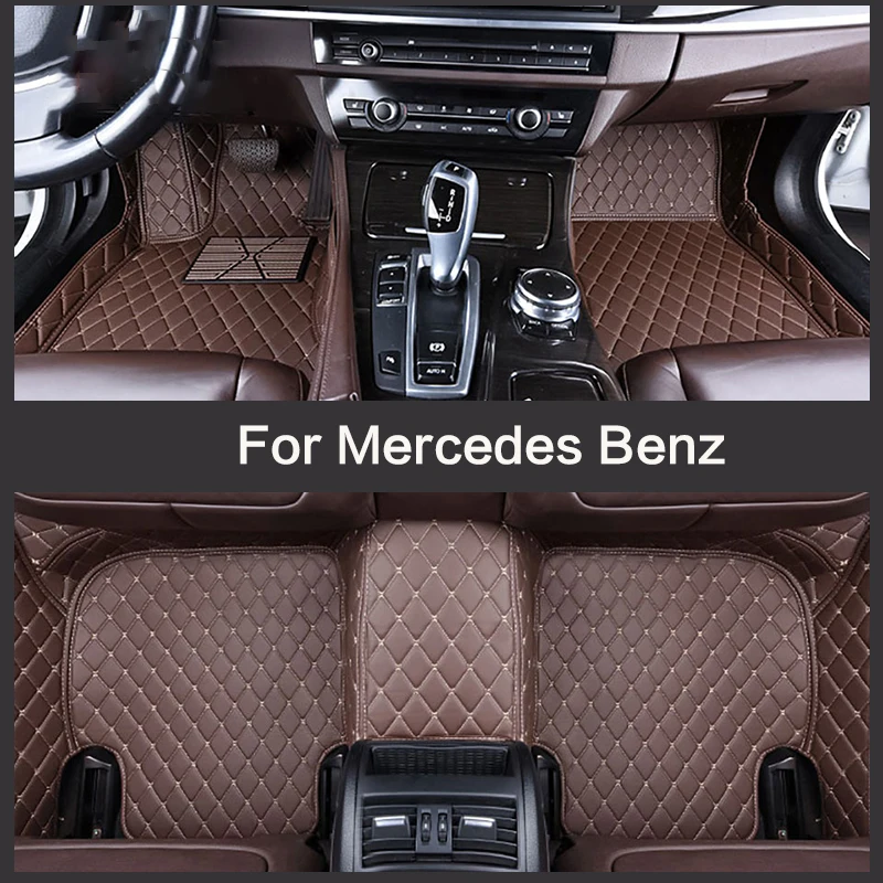 

For Mercedes Benz E-CLASS W212 W213 Custom Car Floor Mats Special Auto Foot Pads Auto Carpets Leather Carpet Car Accessories