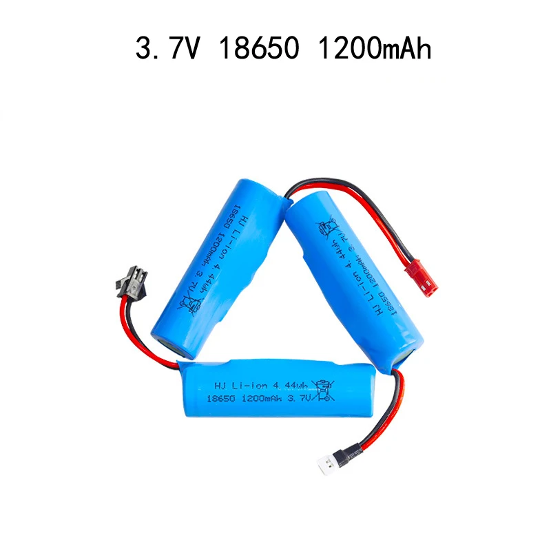 

3.7V 1200mAh 18650 lithium battery For Climbing vehicle,Off-road vehicle,Torsion vehicle battery with protective plate