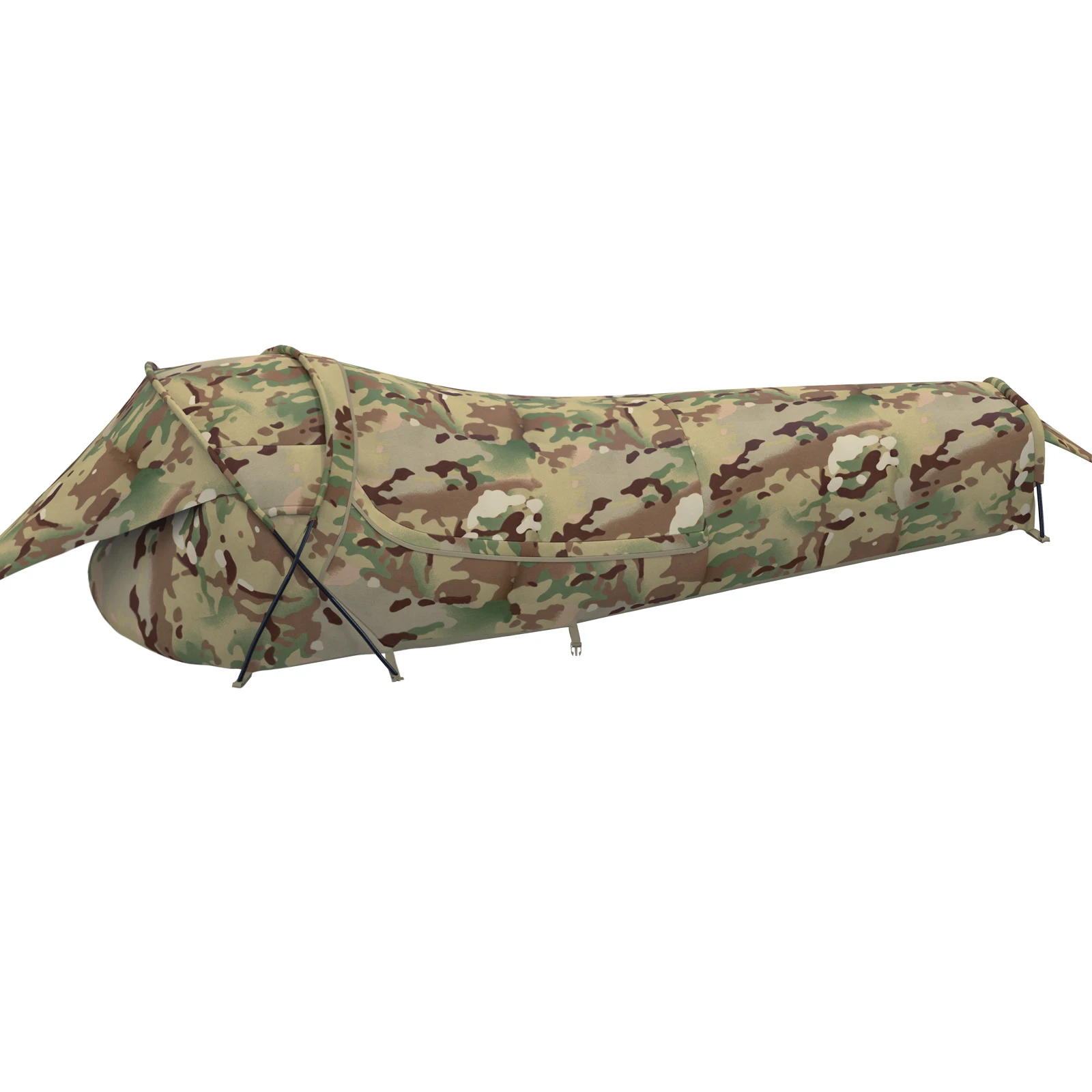 Barraca bivy militar hideaway, leve, à prova d'água, acampamento, compacta, pólo único, para mochila, caminhadas