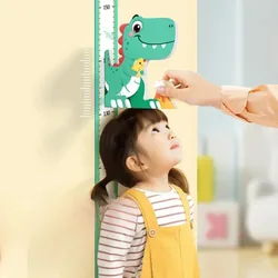 New children's wall sticker magnetic 3D stereo height ruler baby removable cartoon measuring instrument precision home