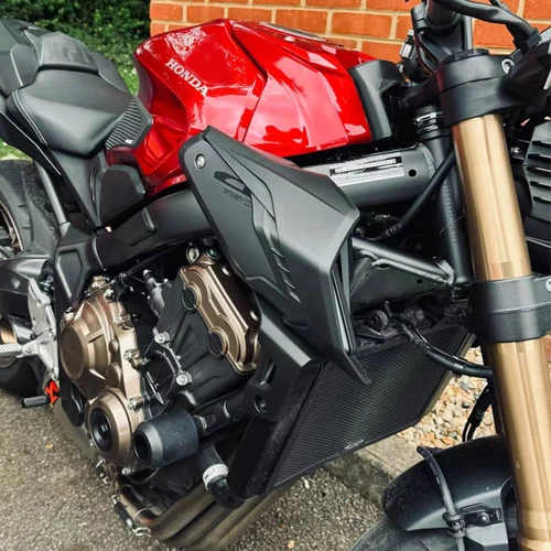 Imagen 2 del producto Protector de ala de motocicleta para Honda CB650R, carenado de viento, cubierta embellecedora de aleta CB650R CB 650R 2018-2023