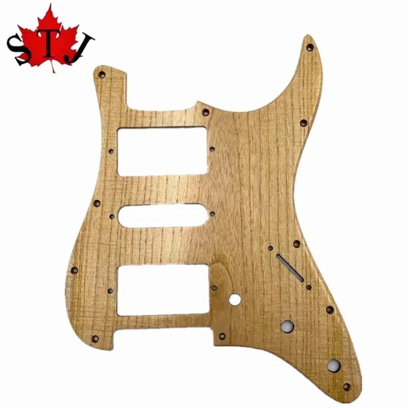 HSH Pickguard & Backplate Ailanthus wood for FD ST Style Guitar