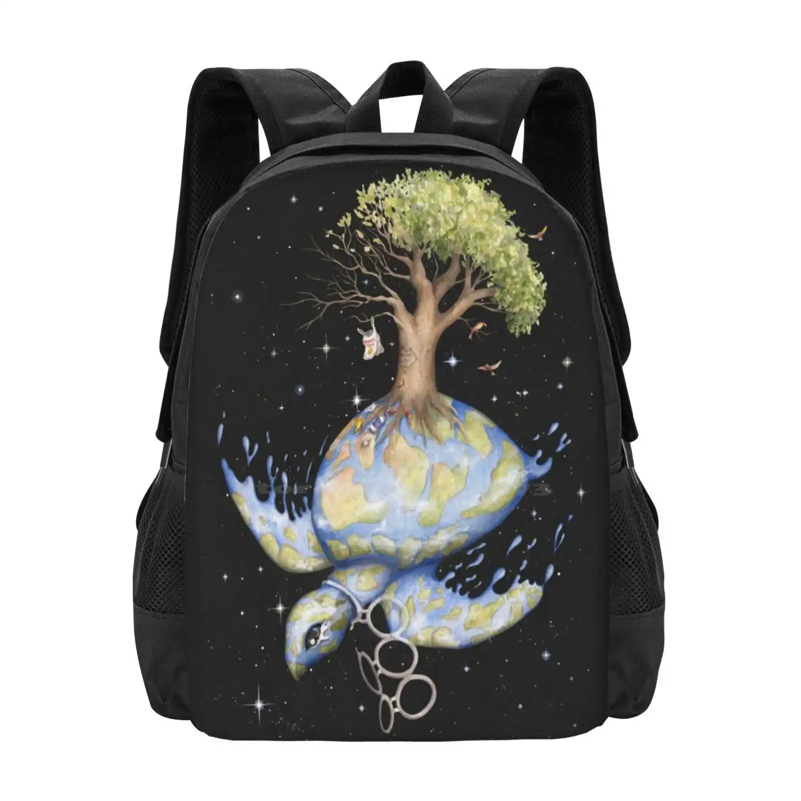 Endangered - Global Warming And Climate Change Hot Sale Backpack Fashion Bags Climate Change Environmental Awareness Global