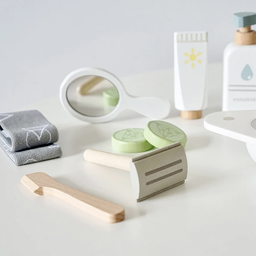 Meisjes Fantasiespel Kid Make Up Mooie Make-up Set Kappers Simulatie Houten Speelgoed Voor Meisjes Kinderen Dressing Cosmetische
