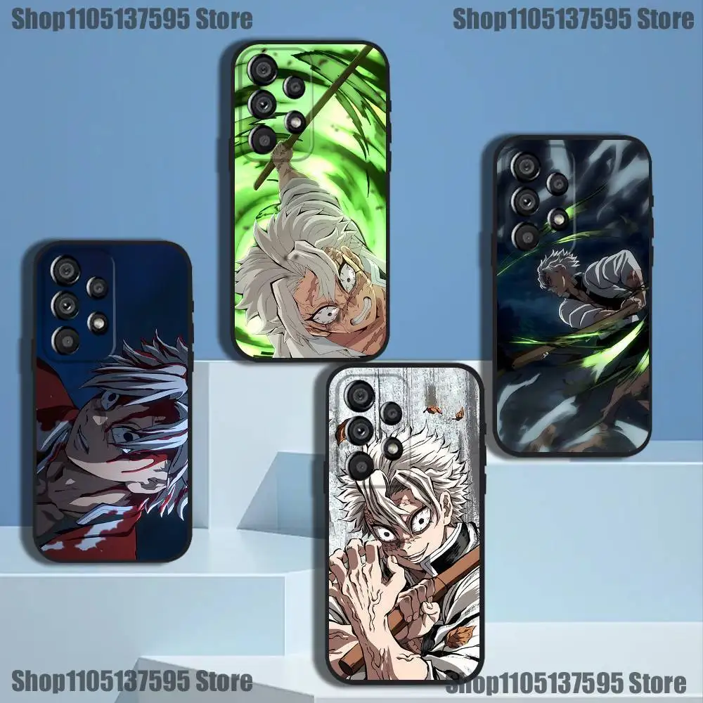 

Shinazugawa Sanemi Phone Case For Samsung Galaxy A20,A21s,A22,A31,A32,A52,A53,A72,73,A80 Soft Black Cover