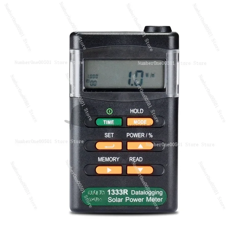 TES-1333 400-1100nm Handheld Digital Solar Power Meter Sun Irradiance Mesurement User Calibration Factor Setting Function