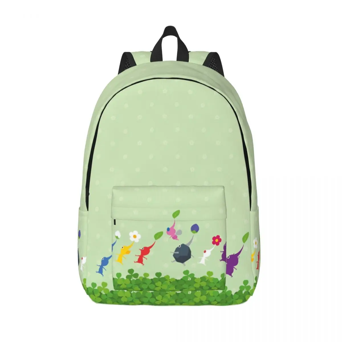 

Pikmins Family Cute Fun Classical Backpack Durable High School Business Game Anime Daypack for Men Women College Shoulder Bag